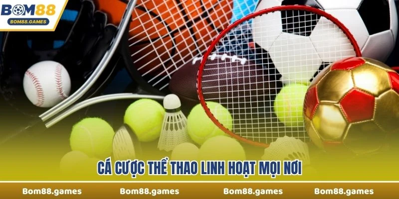 Cá cược thể thao linh hoạt mọi nơi