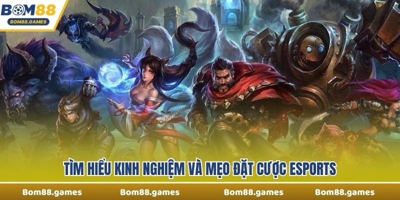 Tìm hiểu kinh nghiệm và mẹo đặt cược Esports